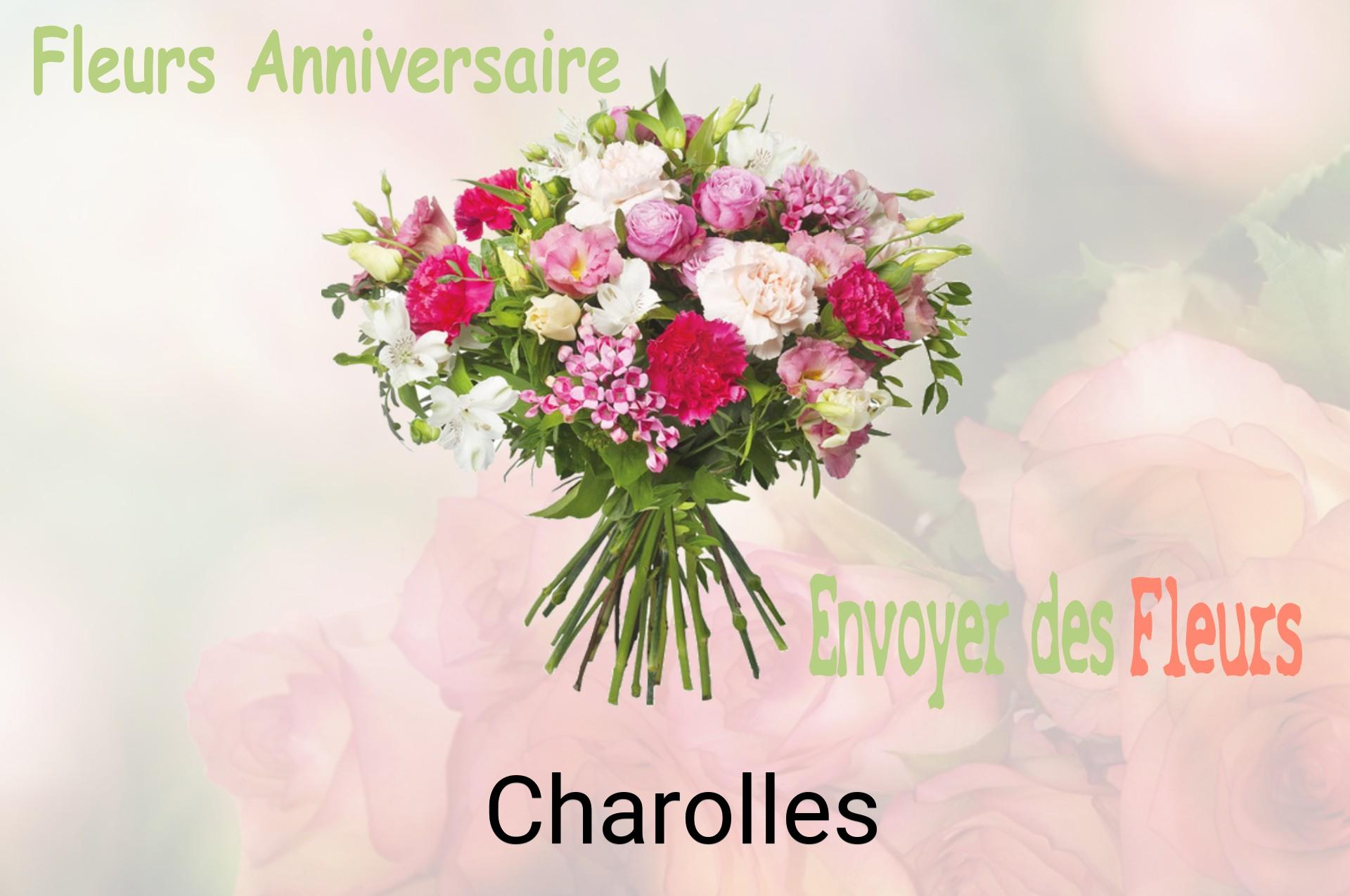 Bouquet de fleurs d’anniversaire livré à Charolles